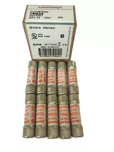 FERRAZ SHAWMUT MERSEN TRM25 25A 250V Tri-onic Fuse JPSF720 Pack of 1/5/10 - Picture 1 of 5