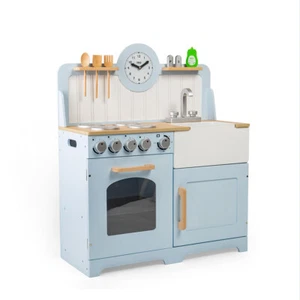 Cocina de madera Tidlo azul Country Play, cuenta con horno y vitrocerámica con fregadero Belfast - Imagen 1 de 8