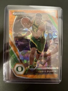 Chris Duarte 2021-22 Panini Prizm Draft Picks Orange Ice Prizms RC #23 Pacers - Bild 1 von 2
