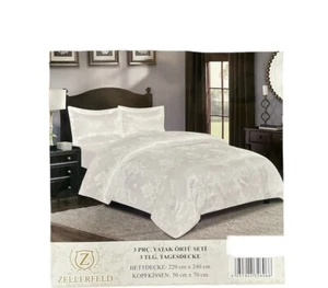 Bettdecke Tagesdecke Bettüberwurf-Set–Luxus für Ihr Schlafzimmer 3Tlg. Neu - Bild 1 von 2