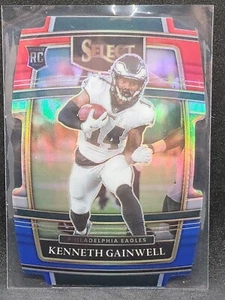 2021 Select Concourse Die-cut Red White Blue Kenneth Gainwell Rookie RC Eagles - Picture 1 of 2
