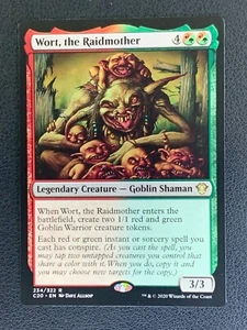 Wort, the Raidmother 234/322 Rare Non Foil Commander 2020 MTG - Picture 1 of 2