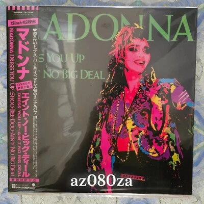 Madonna Dress You Up EP Japanese Pressing Vinyl Record 45 rmp Obi  - Image 1 of 2