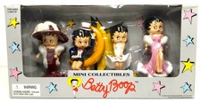 Betty Boop Mini Collectibles Figures Lot of 4 NEW in BOX. 