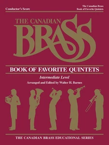 Canadian Brass Book of Favorite Quintets for Conductor Intermediate Sheet Music - Picture 1 of 1