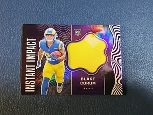 2024 Panini Illusions - Instant Impact Blake Corum #II-BCM Purple /50 (MEM, RC) - Bild 1 von 7