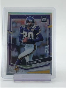 CRIS CARTER 2023 DONRUSS OPTIC FOOTBALL HOLO PRIZM VIKINGS Q4081 - Picture 1 of 2