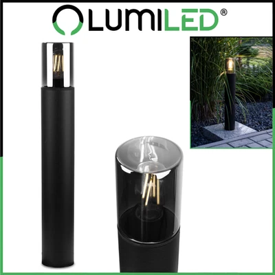 LUMILED LED Standleuchte Wegeleuchte E27 Wegelampe 60/80cm Außen Garten IP54 - Bild 1 von 3