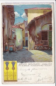 ITALIEN , LOMBARDEI , LITHO BRUNATE , CARTOLINA UFFICIALE , ca1905 - Bild 1 von 2