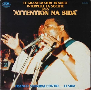 Franco Orchestre T.P.O.K. Jazz Attention Na Sida - LP 33T - Picture 1 of 3