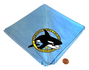 BOY SCOUT BSA OA EVERGREEN AREA OA KELCEMA 305 325 338 1993 JAMBOREE NECKERCHIEF - Picture 1 of 2