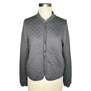 MARINE LAYER Corbet gesteppte Bomberjacke grau Damen Größe M - Bild 1 von 7