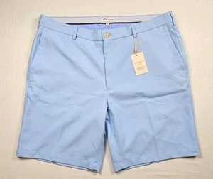 NWT NEW Peter Millar Shorts Mens 38 Cottage Blue Crown Crafted Salem Performance - Picture 1 of 6