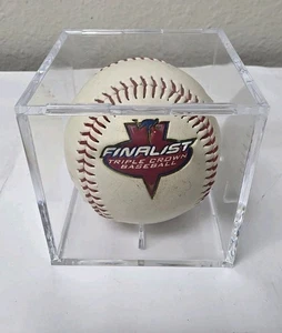 Triple Crown Baseball Finalist Award Ball with Clear Acrylic Display Case – Coll - Picture 1 of 7