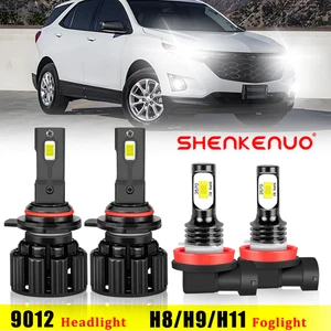 For Chevy Equinox 2019-2021 LED Headlight Combo High/Low Beam+Fog Light Kit 4Pcs - Bild 1 von 18