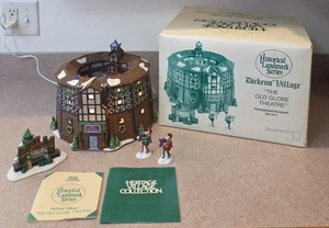 Department 56 Historical Landmark Series Dickens' Village The Old Globe Theater - Picture 1 of 12