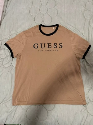 Guess Logo Brown T-Shirt - Image 1 of 3
