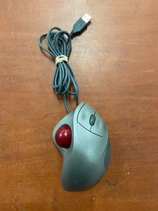 Logitech T-BB18 Trackman Trackball Mouse USB Wired 804360-1000 | O958 - Picture 1 of 8
