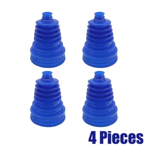 4x Silicone CV Constant Velocity Dust Cover Joint Boot Drive Shaft Universal Fit - Picture 1 of 6