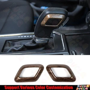 For Ford F150 F-150 2015-2020 Wood Grain Middle Console Gear Shift Knob Cover 2* - Foto 1 di 5