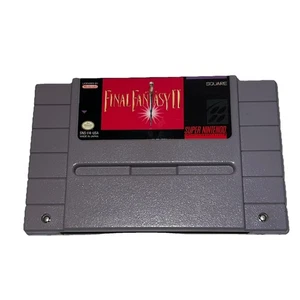 Final Fantasy II, FF 2 + Saves - Authentic (Super Nintendo, SNES) Game - Tested - Picture 1 of 15