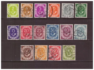 RFA año 1951 "Juego Posthorn" completo sellado (06) - Imagen 1 de 1