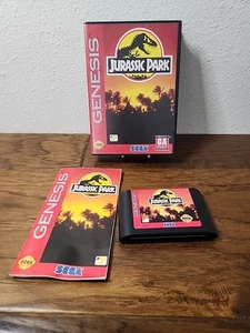Jurassic Park (Sega Genesis, 1993) Complete In Box. - Picture 1 of 2