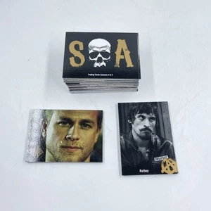 2015 Sons of Anarchy Seasons 4/5 MINI-MASTER SET of 90 Cards (Base/2 Chase Sets) - Picture 1 of 3