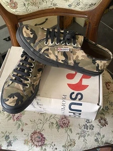 Superga 2750 CotCamou Vintage Rand nero Taglia 41/7 - Foto 1 di 9