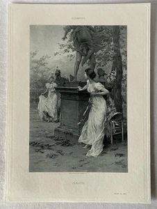 Antiguo KAEMMERER CELOSOUS principios del siglo XX impresión fotográfica salón de 1892 - Imagen 1 de 7