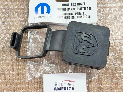 2003-2024 DODGE & RAM 2 INCH TOW HITCH PLUG COVER RAM LOGO MOPAR OEM 82208454AB - Image 1 of 4