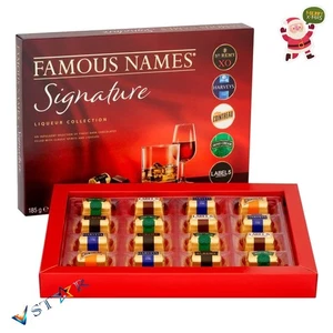 Famous Names Signature Chocolate Liqueurs Collection 185g Treat - Picture 1 of 1