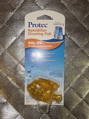 Protec Humidifier Cleaning Fish Drop In Kills 99% Odor Bacteria Fish  - Image 1 of 2