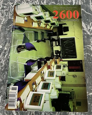2600 Hacker Quarterly Magazine 1998 FREE KEVIN MITNICK Cover Hacktivism Legend - Image 1 of 3