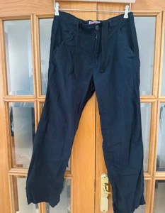 Damen Schwarze Springfield Hose Gr.S mit 4 Hosentaschen, sehr gemütlich & lässig - Bild 1 von 7