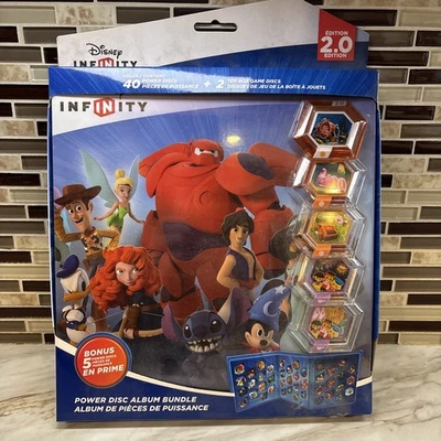 ÁLBUM COMPLETO DISCO ELÉCTRICO EDICIÓN DISNEY INFINITY 2.0 NUEVO EN CAJA CON 5 DISCOS Foto 1 de 4