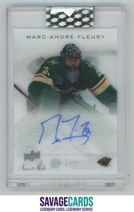 2023-24 UD Clear Cut Sweet Shot Auto Marc-Andre Fleury #SS-MF Minnesota Wild - Picture 1 of 3