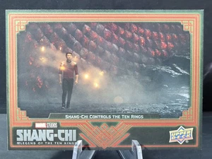 SIMU LIU as Shang-Chi 2022 Upper Deck Marvel Shang-Chi Red High Series Parallel - Picture 1 of 3