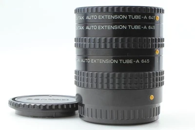 [ MINT ] PENTAX Auto Extension Tube Ring A 645 1 2 3 Set for 645 From JAPAN - Image 1 of 4
