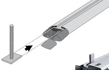 Adapterschraube M6x36 für T-Nut Lastenträger