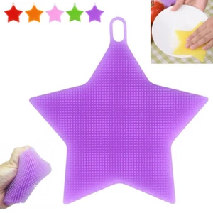 Silicone Sponge Dish Washing Kitchen Gadget Scrubber Sponges Dish Brush Sponge - Picture 1 of 1