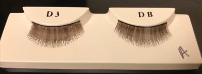 Tallina's D3 Superior COMPLETO 7/8" x 1/8 a 1/4" Muñeca Cónica Ojos Pestañas MARRÓN OSCURO *A Foto 1 de 4