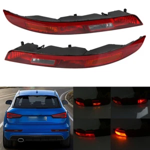 Luces de parachoques traseras laterales izquierda y derecha para Audi Q3 2016-2018 luz trasera inferior lámpara - Imagen 1 de 12
