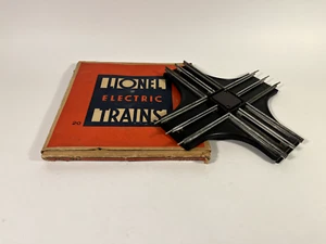 Lionel 20 90 Degree Standard Gauge Crossing, OB, 1_10_25 - Picture 1 of 7