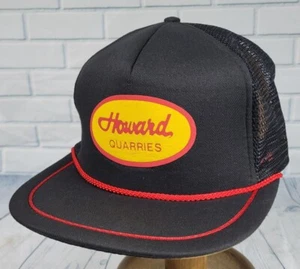 Vintage Howard Quarries Truckermütze Snapback Seil Mesh Cap Sedalia Missouri - Bild 1 von 8