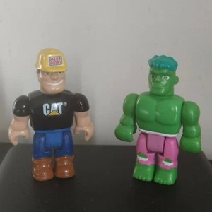Mega Bloks Figures Hulk & CAT Man Builder - Picture 1 of 4