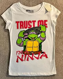 Teenage Mutant Ninja Turtles - Girls Fashion T-Shirt - Sizes Small & Large - New - Picture 1 of 1