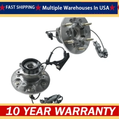 4WD Front Wheel Hub and Bearings Set For 2004-2008 Chevrolet Colorado GMC Canyon - Image 1 of 4