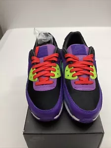 Nike Air Max 90 QS Exotic Animal Pack Violet Black Blend 2020 Sz 7/ SKU # 3011 - Picture 1 of 11