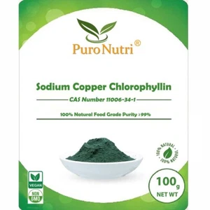 Sodium Copper Chlorophyllin Powder E141 Natural Chlorophyll Green Food Colouring - Picture 1 of 6